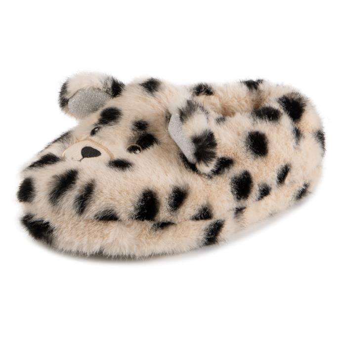 totes toasties® Ladies Novelty Faux Fur Slippers Dalmatian Extra Image 3